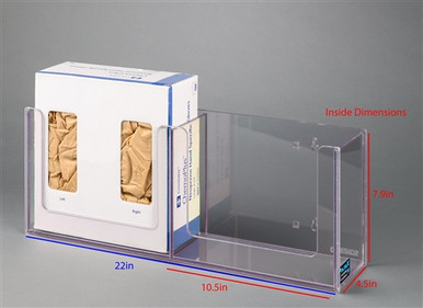 Poltex Chemo Glove Box Holder-2 Box (Magnets 4)