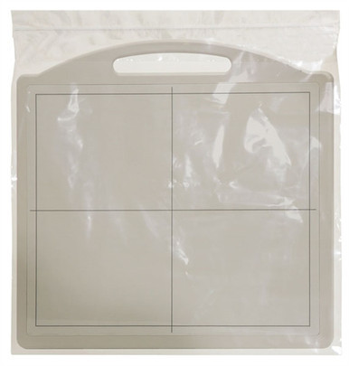 Techno Aide X-Ray Cassette Receptor Covers - Ziplock (Bag of 100)