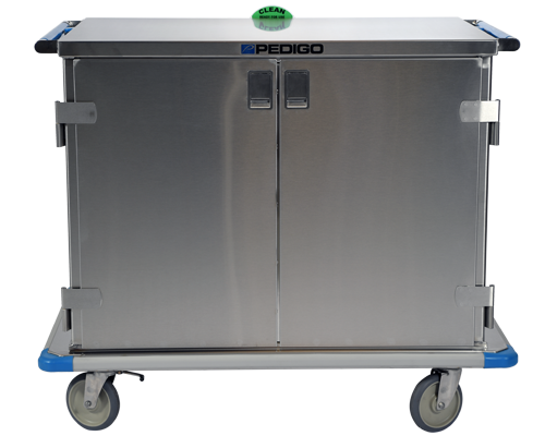 Pedigo Enclosed Surgical Case Cart, Double Door CDS-342-B