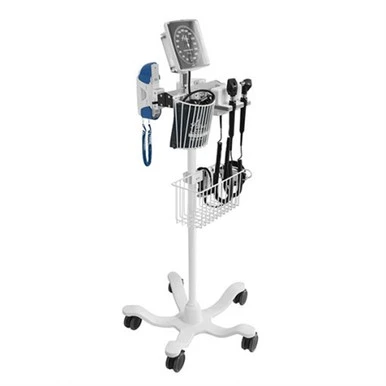 Rollstand-Mounted Diagnostic Station with Ophthalmoscope, Otoscope