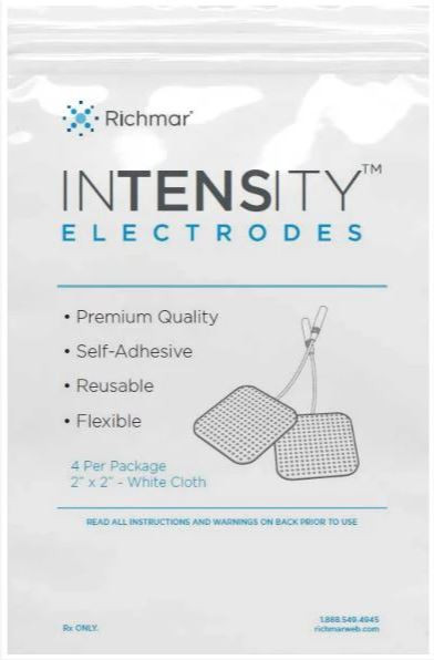 Richmar InTENSity MiniPack 2x2" White Cloth pack of 10