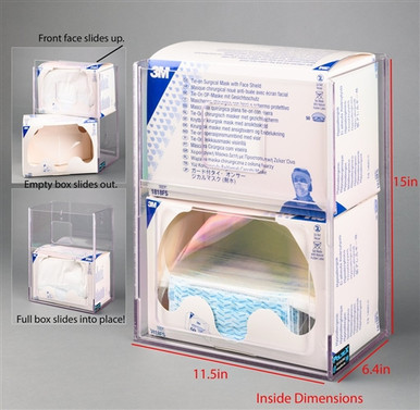 Poltex Face Mask With Shield Holder for 1818FS-2 Visual Management (Wall Mount)