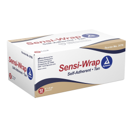 Sensi Wrap, Self-Adherent, 6" x 5 yds Tan - 12/Cs, Latex Content