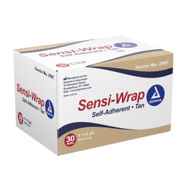 Sensi Wrap, Self-Adherent, Latex Free, 1" x 5 yds, Tan, 30/Cs