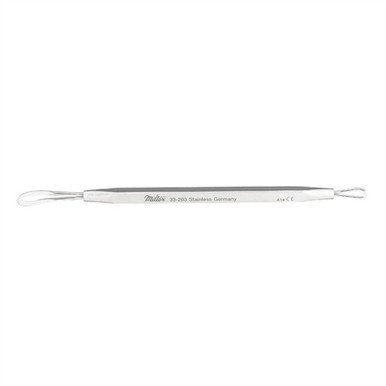 Miltex Comedone Extractor, Double End, Flat & Wire End Expressors - 4"