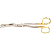 Miltex Dissecting Scissors, Curved, Carb-N-Sert, Standard Beveled
