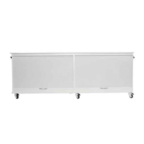 TrippNT Polyethylene Mobile Lab Cabinet, Large - White