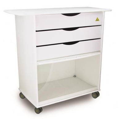TrippNT MRI Core DX Cart, Non Ferrous Extra Wide with Clear Door