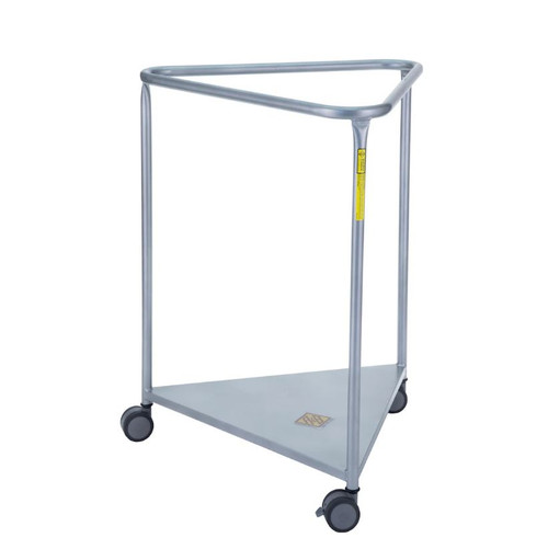 R&B Triangular Laundry Hamper w/ Lid