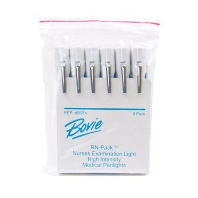Bovie Aaron 66RN Penlight With Pupil Gauge, 6/Pack