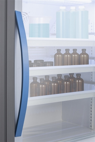 Accucold ARG6MLDR 6 cu ft Laboratory Refrigerator w/ Glass Door & Removable Drawer