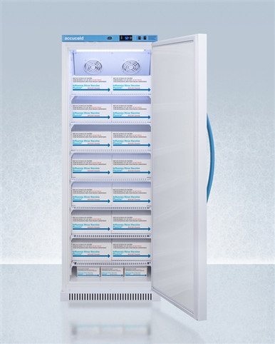Upright Vaccine Refrigerator with Solid Door