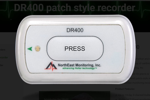 DR400 Holter & Event Patch Recorder