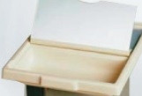 Novum Overbed Table with Cup Holders, Vanity, Gas Cylinders & Opal Base