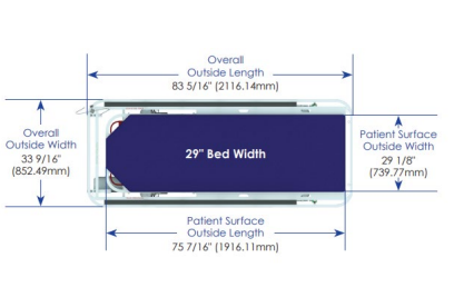 Novum Medical Hydraulic Transport Stretcher