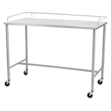 Blickman 7847SS Sawyer Instrument Table with H-Brace, 72" x 29"