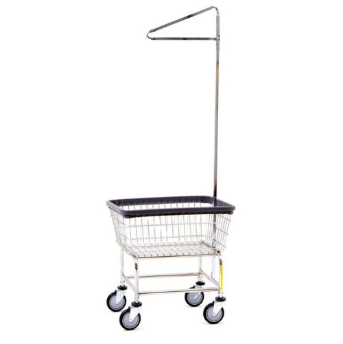 Standard Laundry Cart w/ Single Pole Rack, Dura-Seven™ 100E91/D7