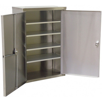 Omnimed Double Door Narcotic Cabinet with 4 Shelves