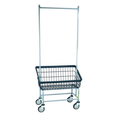 R&B Dura-Seven Large Front Load Wire Laundry Cart