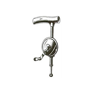 Miltex Stille Pattern Cranial Drill Set 2.5mm-4mm Twist Drills - 4mm-16mm Burrs & 1 Trephine 10mm