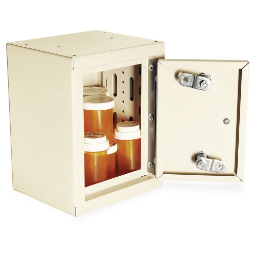 Narcotics Cabinet, Compact, Single Door, Double Lock