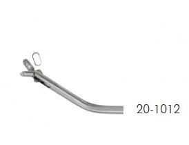 Miltex Frontal Sinus Recess Giraffe Forceps 5-1/2" Shaft, 45 Degree Horizontal Jaws, 2mm x 4mm, Double Action, Luer Lock Port/Cleaning