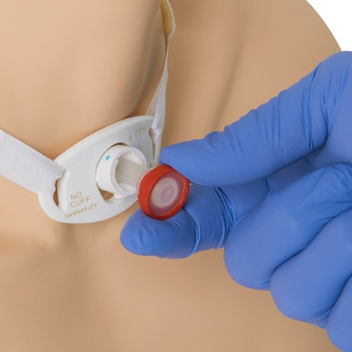 Nasco Life or Form Adult Patient Education Tracheostomy Care Manikin - Light