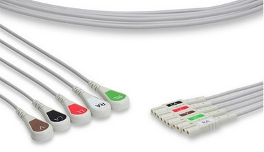 LL-Style Cable - 5 Leads AHA LL Style 35in Snap