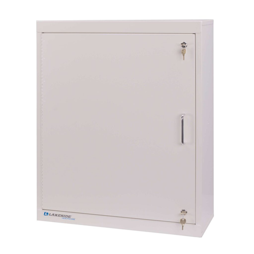 Lakeside Single Door, Double Lock, (3) Adjustable Shelves, Narcotics Cabinets