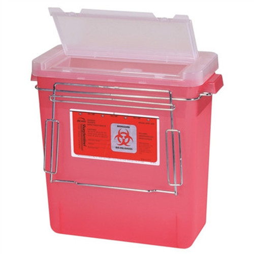 Harloff A-Series & M-Series Three Gallon Sharps Container and Bracket