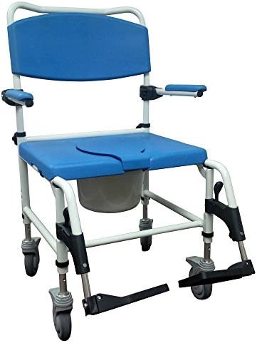 Drive Bariatric Aluminum Rehab Shower Commode Chair