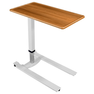 Novum Medical iSeries Overbed Table - Standard Gray - Flip Top