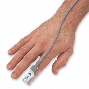 3.0' Nellcor OxiCliq Reuseable Sensor Cable, for use with OXICLIQ-PI Sensor