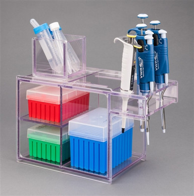 Poltex Pass Thru Pipette/Tip Box Holder PETG