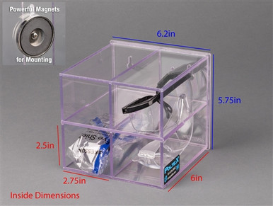 Poltex Protective Eyewear Holder-4 Position (Magnets 3)