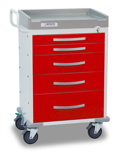 Detecto Rescue Series Medical Carts (5 Drawers)