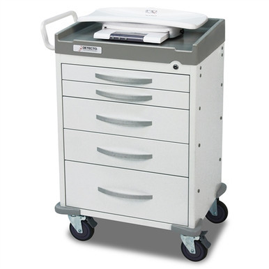 Detecto Rescue Series Medical Carts (5 Drawers)