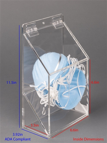 Poltex ADA Face Mask Dispenser (Wall Mount)  (Face masks are NOT included)