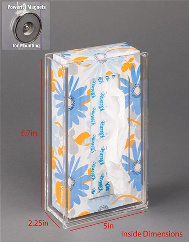 Poltex Tissue Box Holder-2.2" Deep (Magnets 2)