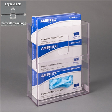 Poltex Visual Management Glove Box Holder-3 Box (Wall Mount)