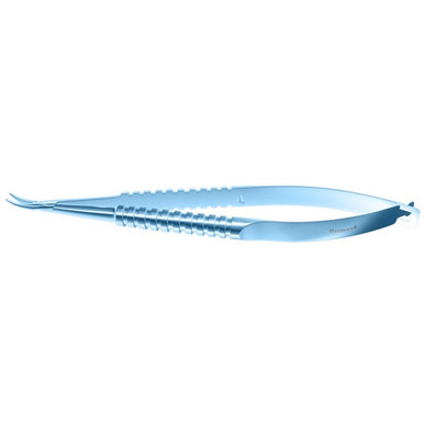 Rumex 8-071T Barraquer Needle Holder, Long Round Handle without Lock