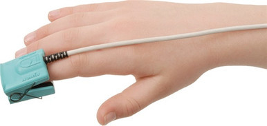 Nonin PureLight Pediatric External Spring Finger Clip Sensor - 3 feet