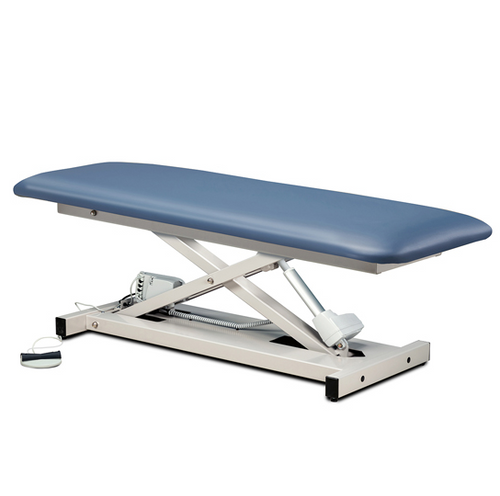 Clinton Open Base Power Table with One Piece Top