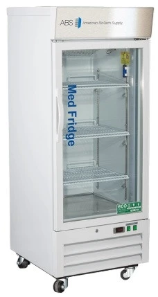 12 Cu Ft ABS Standard Pharmacy/Vaccine Glass Door Refrigerator - Hydrocarbon (Pharmacy Grade)