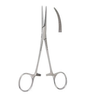 Miltex Crile Forceps, 6-1/4" Curved