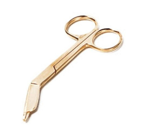 Lister Bandage Scissors, Gold, 5 0.5in