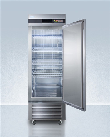 Accucold 23 cu ft Upright Stainless Steel Pharmacy Vaccine Freezer (Temperature Range: -15degC to -30degC)