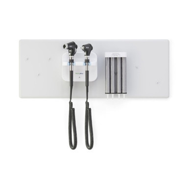 Welch Allyn Green Series 777 Integrated Wall System - Wall Board, Wall Transformer, PanOptic Basic Ophthalmoscope, MacroView Basic Otoscope & Ear Specula Dispenser