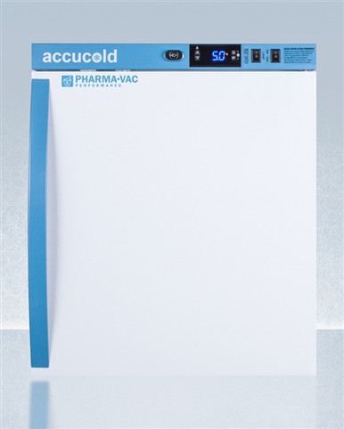 Performance Series Accucold 1 cu ft Compact Vaccine Refrigerator w/ Solid Door (Temperature Range: 2degC to 8degC)