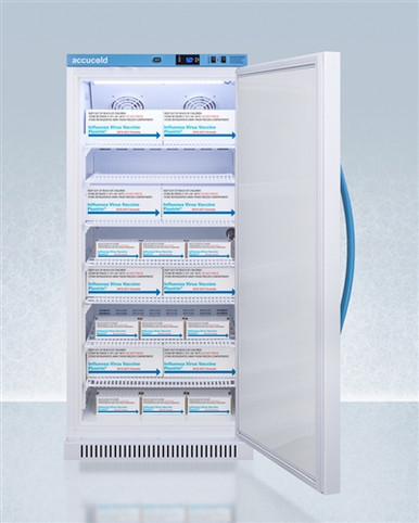 Pharma-VaAccucold 8 cu ft Upright Vaccine Refrigerator w/ Solid Door (Temperature Range: 2degC to 8degC)Performance series